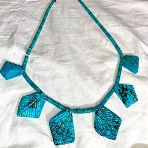 Vintage Native American turquoise necklace